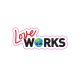 Love Works - 3x3 Die Cut Stickers